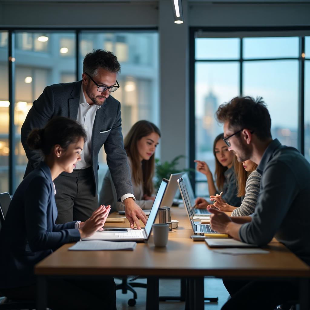 Collaborative software planning at a shared workspace